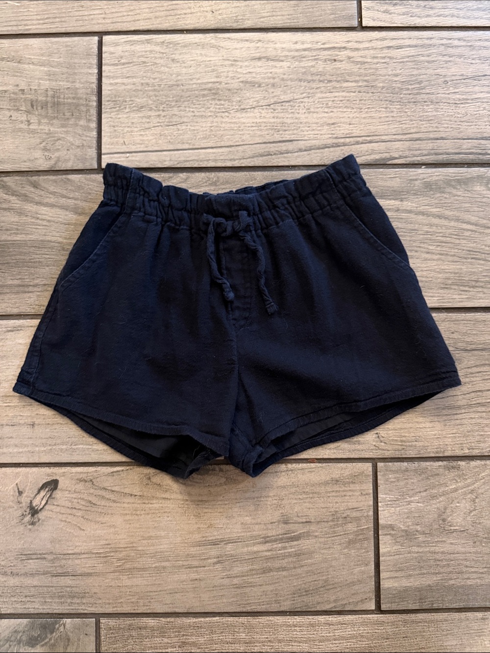 abercrombie kids Navy Elastic-Waist Drawstring Athletic Shorts